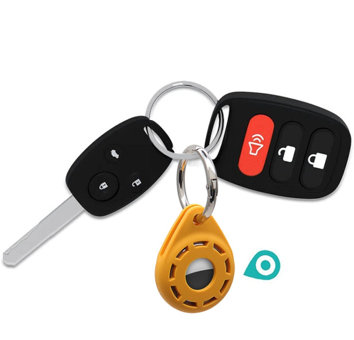 Funda protectora de gel de sílice antiarañazos a prueba de golpes con anillo de llavero