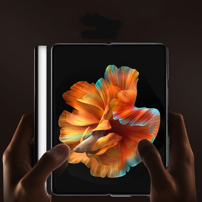 Estuche plegable de piel de vaca mate de primera capa, For Xiaomi Mi Mix Fold