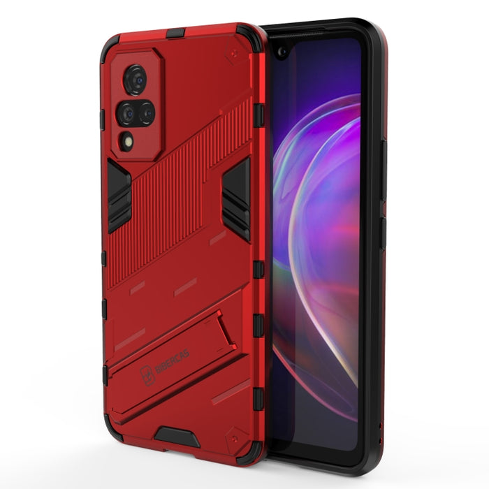 Punk Armor 2 en 1 PC + TPU Estuche a prueba de golpes con soporte invisible, For Xiaomi Redmi K40 Gaming, For Honor Play 5T, For vivo V21