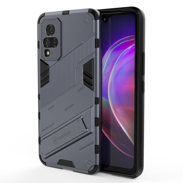 Punk Armor 2 en 1 PC + TPU Estuche a prueba de golpes con soporte invisible, For Xiaomi Redmi K40 Gaming, For Honor Play 5T, For vivo V21