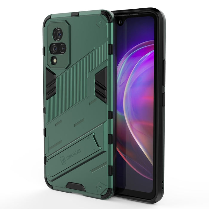 Punk Armor 2 en 1 PC + TPU Estuche a prueba de golpes con soporte invisible, For Xiaomi Redmi K40 Gaming, For Honor Play 5T, For vivo V21