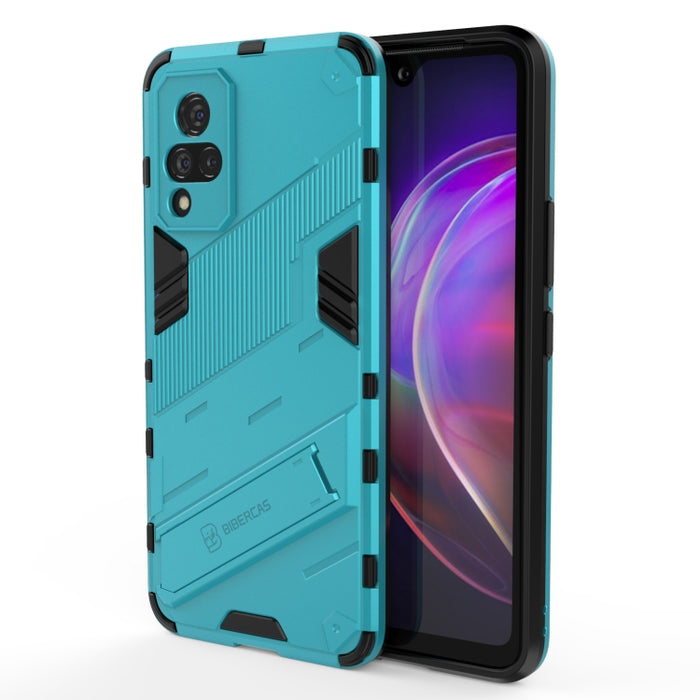 Punk Armor 2 en 1 PC + TPU Estuche a prueba de golpes con soporte invisible, For Xiaomi Redmi K40 Gaming, For Honor Play 5T, For vivo V21