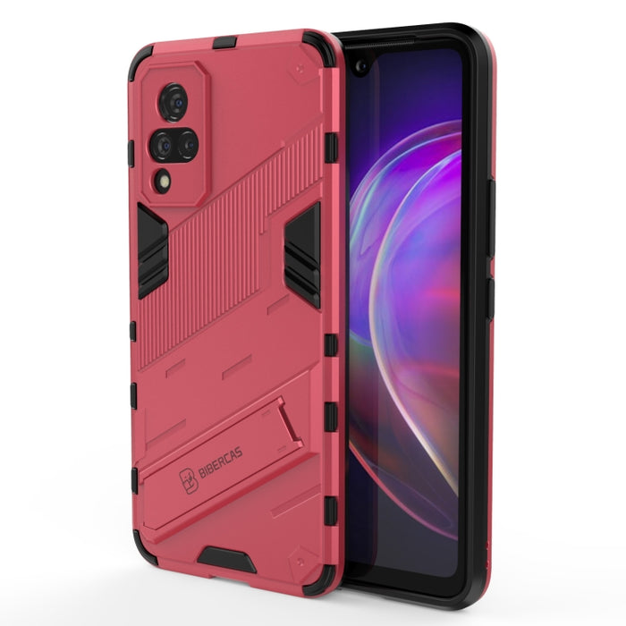 Punk Armor 2 en 1 PC + TPU Estuche a prueba de golpes con soporte invisible, For Xiaomi Redmi K40 Gaming, For Honor Play 5T, For vivo V21