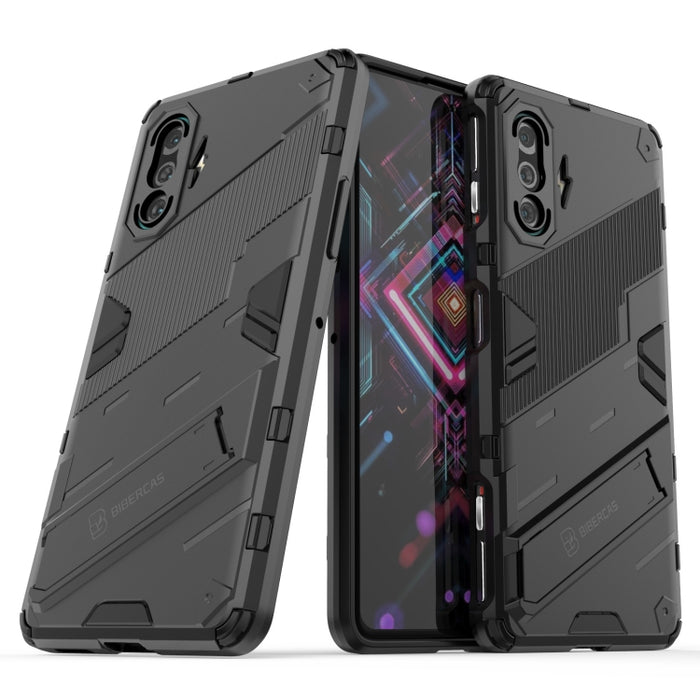 Punk Armor 2 en 1 PC + TPU Estuche a prueba de golpes con soporte invisible, For Xiaomi Redmi K40 Gaming, For Honor Play 5T, For vivo V21