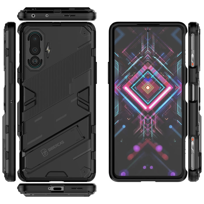 Punk Armor 2 en 1 PC + TPU Estuche a prueba de golpes con soporte invisible, For Xiaomi Redmi K40 Gaming, For Honor Play 5T, For vivo V21