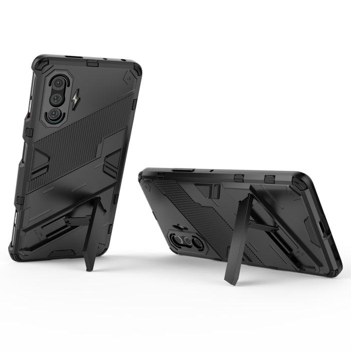Punk Armor 2 en 1 PC + TPU Estuche a prueba de golpes con soporte invisible, For Xiaomi Redmi K40 Gaming, For Honor Play 5T, For vivo V21