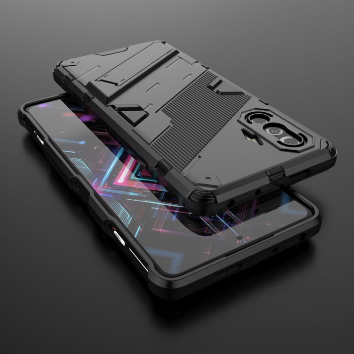 Punk Armor 2 en 1 PC + TPU Estuche a prueba de golpes con soporte invisible, For Xiaomi Redmi K40 Gaming, For Honor Play 5T, For vivo V21