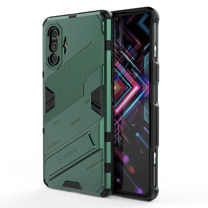 Punk Armor 2 en 1 PC + TPU Estuche a prueba de golpes con soporte invisible, For Xiaomi Redmi K40 Gaming, For Honor Play 5T, For vivo V21