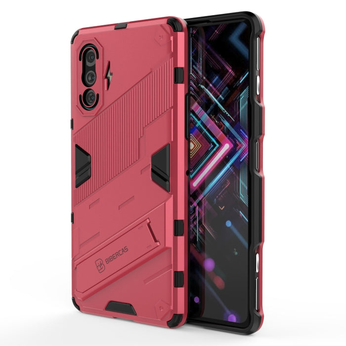 Punk Armor 2 en 1 PC + TPU Estuche a prueba de golpes con soporte invisible, For Xiaomi Redmi K40 Gaming, For Honor Play 5T, For vivo V21
