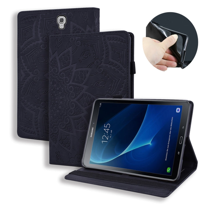 Estuche de cuero en relieve con diseño plegable doble con patrón de becerro con soporte y ranuras para tarjetas y ranura para bolígrafo y banda elástica, For iPad Pro 9.7 inch, For iPad 10.2 2021 / 2020 / 2019, For iPad 4 & 3 & 2                       ...