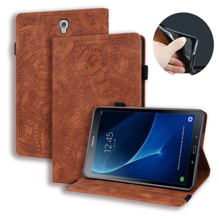 Estuche de cuero en relieve con diseño plegable doble con patrón de becerro con soporte y ranuras para tarjetas y ranura para bolígrafo y banda elástica, For iPad Pro 9.7 inch, For iPad 10.2 2021 / 2020 / 2019, For iPad 4 & 3 & 2                       ...