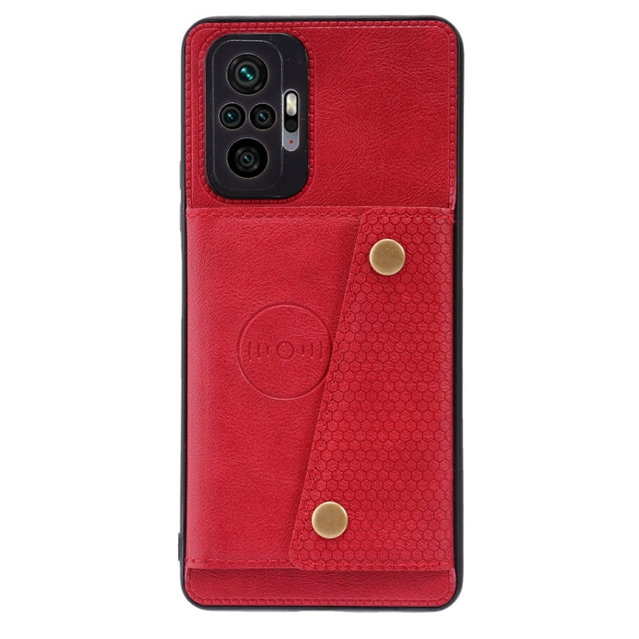 Estuche protector magnético a prueba de golpes con doble hebilla PU + TPU con ranura para tarjeta y soporte, For Xiaomi Redmi Note 10 Pro Max, For Xiaomi Mi 11 Ultra, For Xiaomi Mi 11 Pro, For Xiaomi Mi 11 Lite