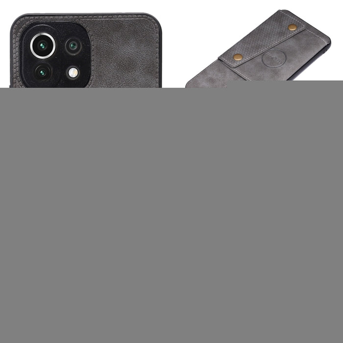 Estuche protector magnético a prueba de golpes con doble hebilla PU + TPU con ranura para tarjeta y soporte, For Xiaomi Redmi Note 10 Pro Max, For Xiaomi Mi 11 Ultra, For Xiaomi Mi 11 Pro, For Xiaomi Mi 11 Lite