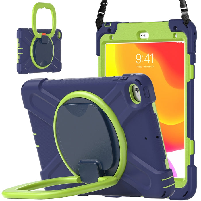 Funda protectora de silicona + PC con soporte y correa para el hombro, For iPad mini 5 / 4
