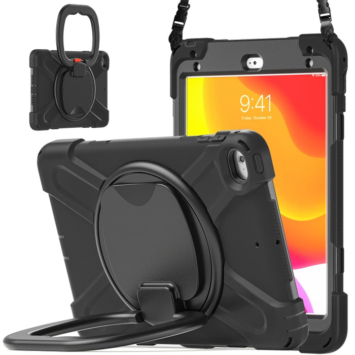 Funda protectora de silicona + PC con soporte y correa para el hombro, For iPad mini 5 / 4