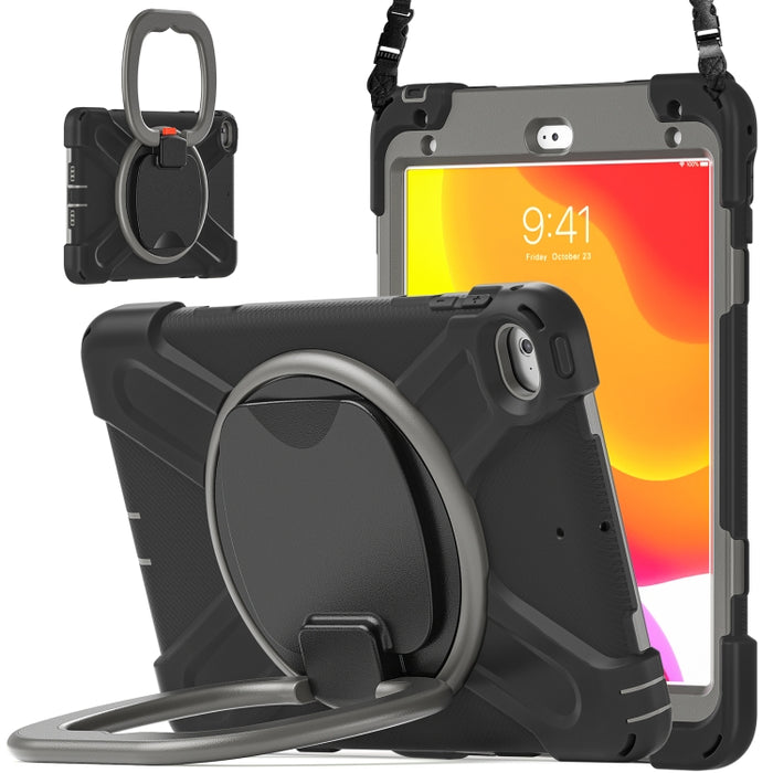 Funda protectora de silicona + PC con soporte y correa para el hombro, For iPad mini 5 / 4