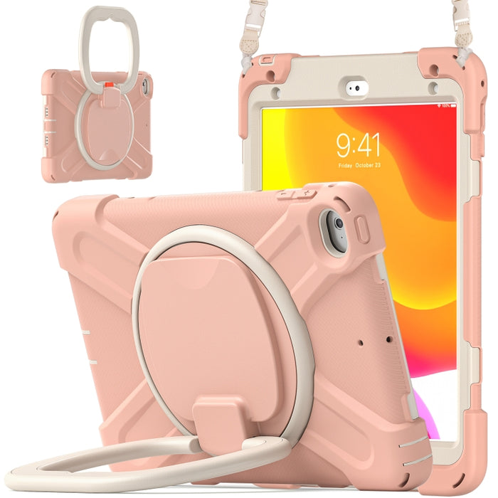 Funda protectora de silicona + PC con soporte y correa para el hombro, For iPad mini 5 / 4
