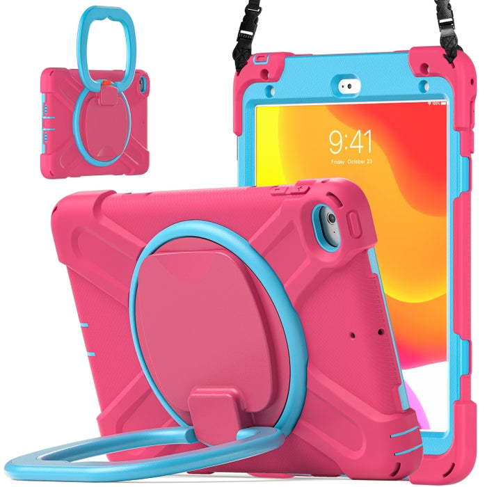 Funda protectora de silicona + PC con soporte y correa para el hombro, For iPad mini 5 / 4