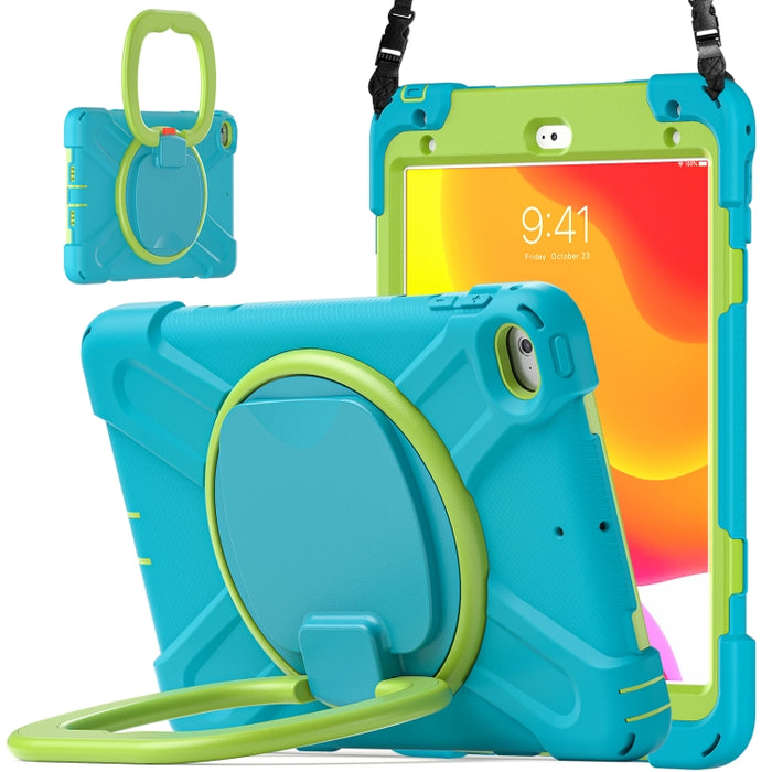 Funda protectora de silicona + PC con soporte y correa para el hombro, For iPad mini 5 / 4