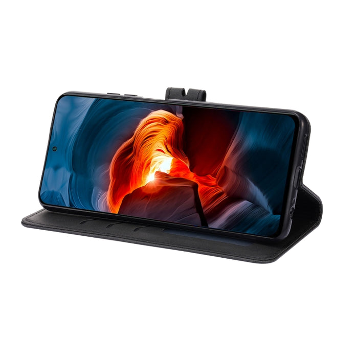 Estuche de cuero con tapa horizontal con patrón de gato feliz en relieve con soporte y ranuras para tarjetas y billetera, For Xiaomi Redmi Note 10 4G, For Xiaomi Redmi Note 10 5G, For Xiaomi Redmi Note 10 Pro