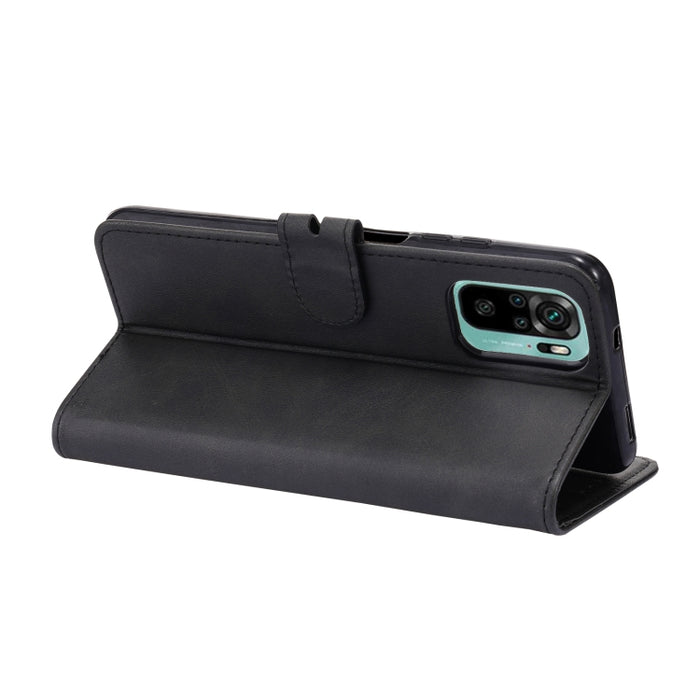 Estuche de cuero con tapa horizontal con patrón de gato feliz en relieve con soporte y ranuras para tarjetas y billetera, For Xiaomi Redmi Note 10 4G, For Xiaomi Redmi Note 10 5G, For Xiaomi Redmi Note 10 Pro