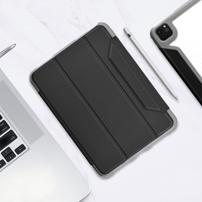 Estuche de cuero con tapa horizontal para PC de la serie Mutural Yagao con soporte y ranura para bolígrafo