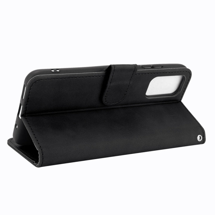 Funda de piel sintética con textura de piel de becerro con tapa horizontal y hebilla magnética con soporte, ranuras para tarjetas y cartera, For Xiaomi Redmi Note 10 5G, For CUBOT Note 20, For Nokia 7.3, For ZTE Libero 5G