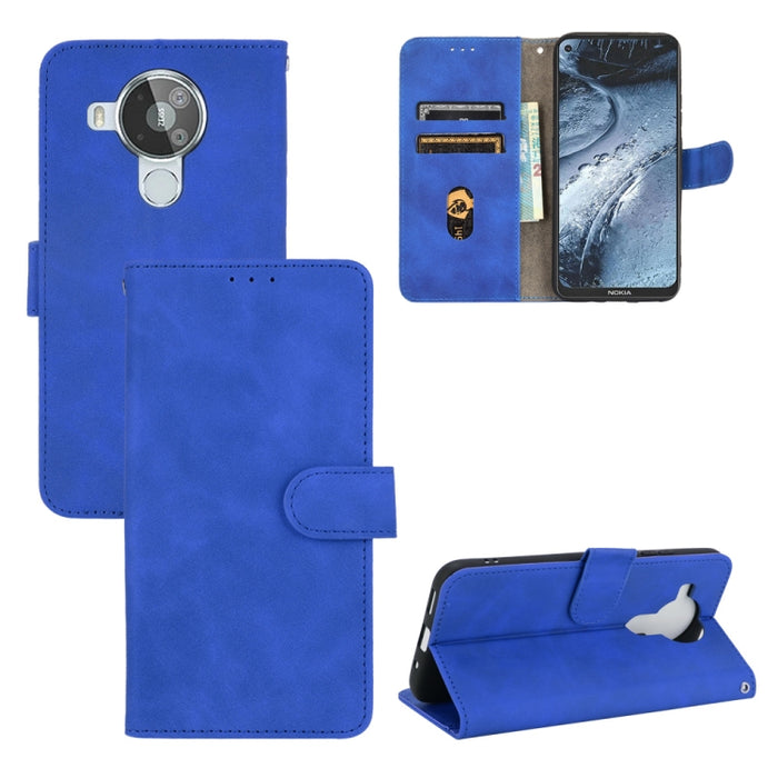 Funda de piel sintética con textura de piel de becerro con tapa horizontal y hebilla magnética con soporte, ranuras para tarjetas y cartera, For Xiaomi Redmi Note 10 5G, For CUBOT Note 20, For Nokia 7.3, For ZTE Libero 5G