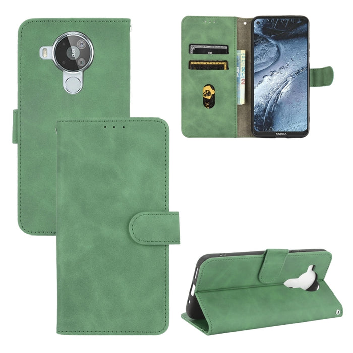 Funda de piel sintética con textura de piel de becerro con tapa horizontal y hebilla magnética con soporte, ranuras para tarjetas y cartera, For Xiaomi Redmi Note 10 5G, For CUBOT Note 20, For Nokia 7.3, For ZTE Libero 5G