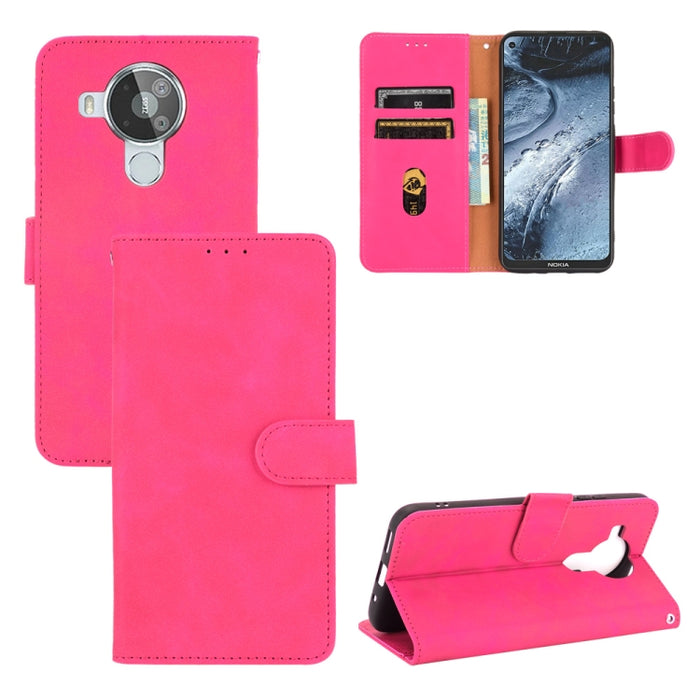 Funda de piel sintética con textura de piel de becerro con tapa horizontal y hebilla magnética con soporte, ranuras para tarjetas y cartera, For Xiaomi Redmi Note 10 5G, For CUBOT Note 20, For Nokia 7.3, For ZTE Libero 5G