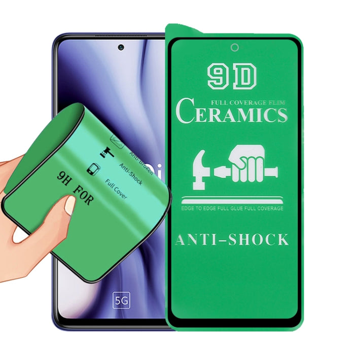 Película de cerámica de pegamento completo de pantalla completa 9D, For Xiaomi Redmi K40 Pro (1 PC), For Samsung Galaxy A02s (1 PCS), For Xiaomi Mi 10i (1 PC), For Samsung Galaxy A12 / A12 Nacho / M12 / A13 5G (1 PCS)                                   ...