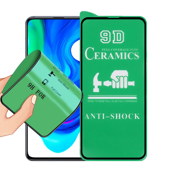 Película de cerámica de pegamento completo de pantalla completa 9D, For Xiaomi Redmi K40 Pro (1 PC), For Samsung Galaxy A02s (1 PCS), For Xiaomi Mi 10i (1 PC), For Samsung Galaxy A12 / A12 Nacho / M12 / A13 5G (1 PCS)                                   ...