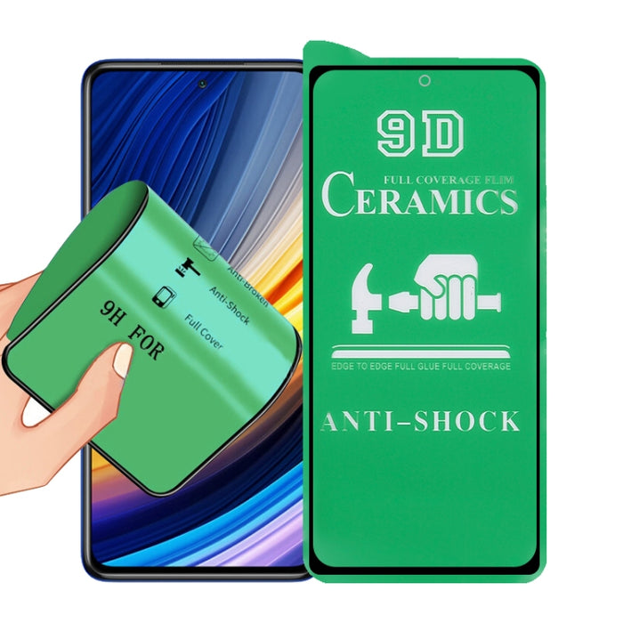 Película de cerámica de pegamento completo de pantalla completa 9D, For Xiaomi Redmi K40 Pro (1 PC), For Samsung Galaxy A02s (1 PCS), For Xiaomi Mi 10i (1 PC), For Samsung Galaxy A12 / A12 Nacho / M12 / A13 5G (1 PCS)                                   ...