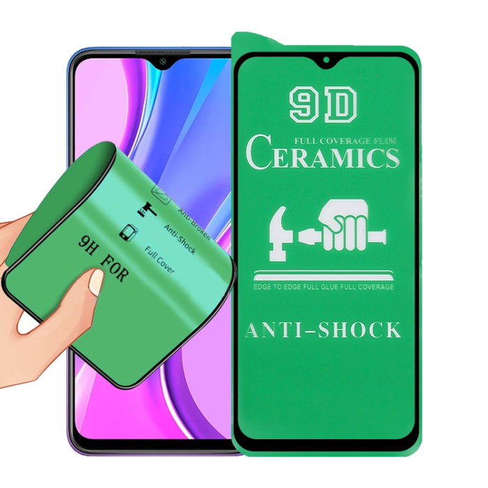 Película de cerámica de pegamento completo de pantalla completa 9D, For Xiaomi Redmi K40 Pro (1 PC), For Samsung Galaxy A02s (1 PCS), For Xiaomi Mi 10i (1 PC), For Samsung Galaxy A12 / A12 Nacho / M12 / A13 5G (1 PCS)                                   ...