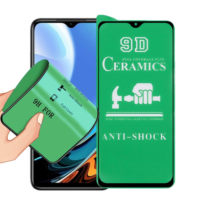 Película de cerámica de pegamento completo de pantalla completa 9D, For Xiaomi Redmi K40 Pro (1 PC), For Samsung Galaxy A02s (1 PCS), For Xiaomi Mi 10i (1 PC), For Samsung Galaxy A12 / A12 Nacho / M12 / A13 5G (1 PCS)                                   ...