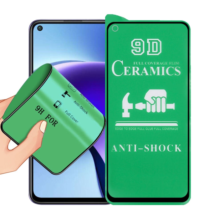 Película de cerámica de pegamento completo de pantalla completa 9D, For Xiaomi Redmi K40 Pro (1 PC), For Samsung Galaxy A02s (1 PCS), For Xiaomi Mi 10i (1 PC), For Samsung Galaxy A12 / A12 Nacho / M12 / A13 5G (1 PCS)                                   ...