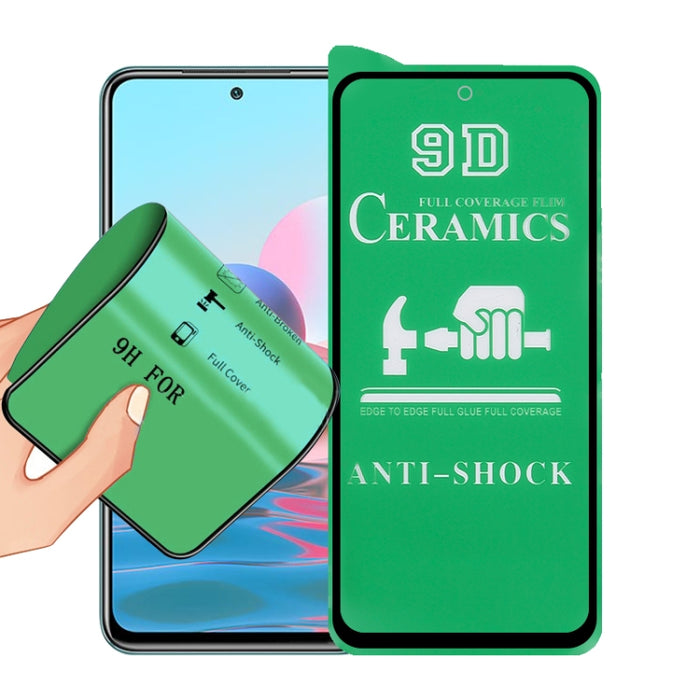 Película de cerámica de pegamento completo de pantalla completa 9D, For Xiaomi Redmi K40 Pro (1 PC), For Samsung Galaxy A02s (1 PCS), For Xiaomi Mi 10i (1 PC), For Samsung Galaxy A12 / A12 Nacho / M12 / A13 5G (1 PCS)                                   ...