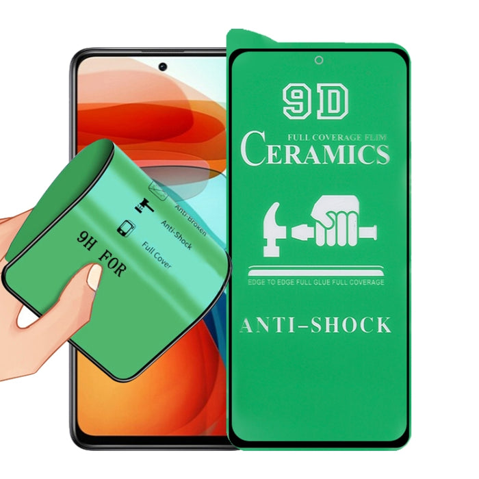 Película de cerámica de pegamento completo de pantalla completa 9D, For Xiaomi Redmi K40 Pro (1 PC), For Samsung Galaxy A02s (1 PCS), For Xiaomi Mi 10i (1 PC), For Samsung Galaxy A12 / A12 Nacho / M12 / A13 5G (1 PCS)                                   ...