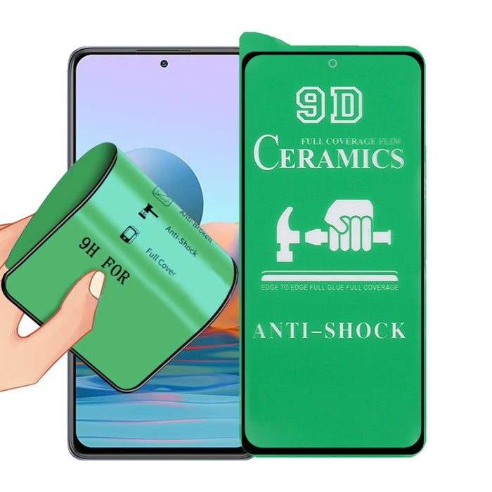 Película de cerámica de pegamento completo de pantalla completa 9D, For Xiaomi Redmi K40 Pro (1 PC), For Samsung Galaxy A02s (1 PCS), For Xiaomi Mi 10i (1 PC), For Samsung Galaxy A12 / A12 Nacho / M12 / A13 5G (1 PCS)                                   ...