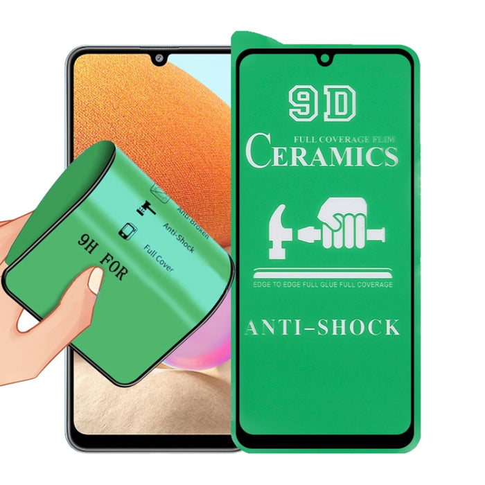 Película de cerámica de pegamento completo de pantalla completa 9D, For Xiaomi Redmi K40 Pro (1 PC), For Samsung Galaxy A02s (1 PCS), For Xiaomi Mi 10i (1 PC), For Samsung Galaxy A12 / A12 Nacho / M12 / A13 5G (1 PCS)                                   ...