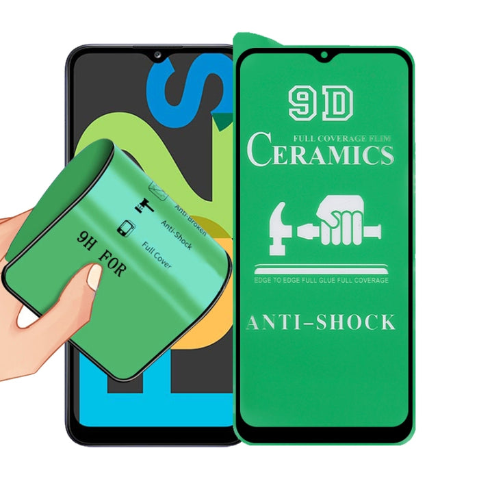 Película de cerámica de pegamento completo de pantalla completa 9D, For Xiaomi Redmi K40 Pro (1 PC), For Samsung Galaxy A02s (1 PCS), For Xiaomi Mi 10i (1 PC), For Samsung Galaxy A12 / A12 Nacho / M12 / A13 5G (1 PCS)                                   ...