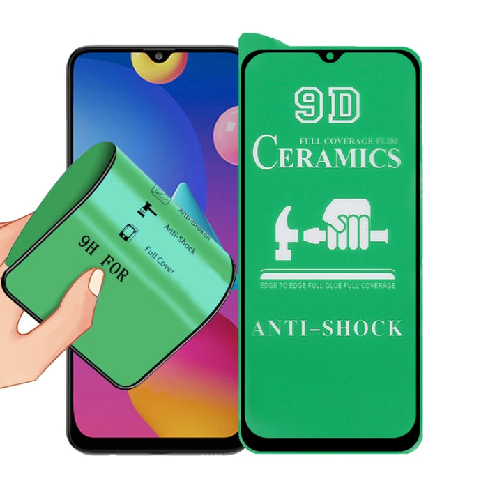 Película de cerámica de pegamento completo de pantalla completa 9D, For Xiaomi Redmi K40 Pro (1 PC), For Samsung Galaxy A02s (1 PCS), For Xiaomi Mi 10i (1 PC), For Samsung Galaxy A12 / A12 Nacho / M12 / A13 5G (1 PCS)                                   ...