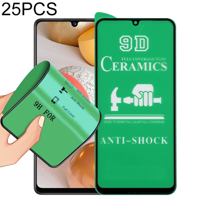 Película de cerámica con pegamento completo de pantalla completa 25 PCS 9D, For Xiaomi Redmi K40 Pro (25 PCS), For Samsung Galaxy A02s (25 PCS), For Xiaomi Mi 10i (25 PCS), For Samsung Galaxy A12 / A12 Nacho / M12 / A13 5G (25 PCS)                     ...