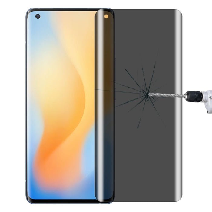 Película de vidrio de privacidad de superficie curvada 3D de dureza superficial 9H de 0,3 mm, For vivo X50 Pro (1 PCS), For OnePlus 8 Pro (1 PCS), For Meizu 18 Pro / 18s Pro (1 PCS), For Xiaomi Mi 11 (1 PCS), For OPPO Reno5 Pro 5G (1 PCS)              ...