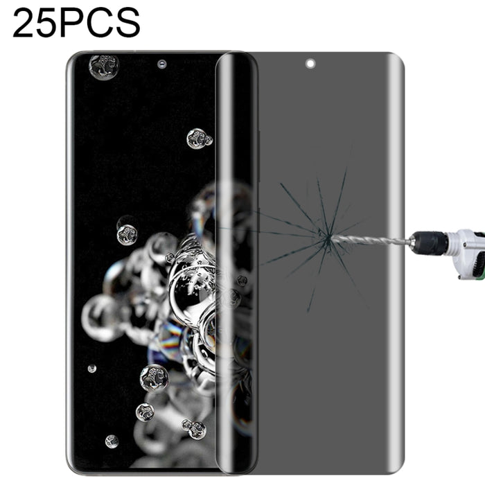 25 PCS 0.3mm 9H Dureza de superficie 3D Película de vidrio de privacidad de superficie curvada, For OPPO Reno5 Pro 5G (25 PCS), For Meizu 18 Pro / 18s Pro (25 PCS), For vivo X50 Pro (25 PCS), For OnePlus 8 Pro (25 PCS), For Xiaomi Mi 11 (25 PCS)       ...