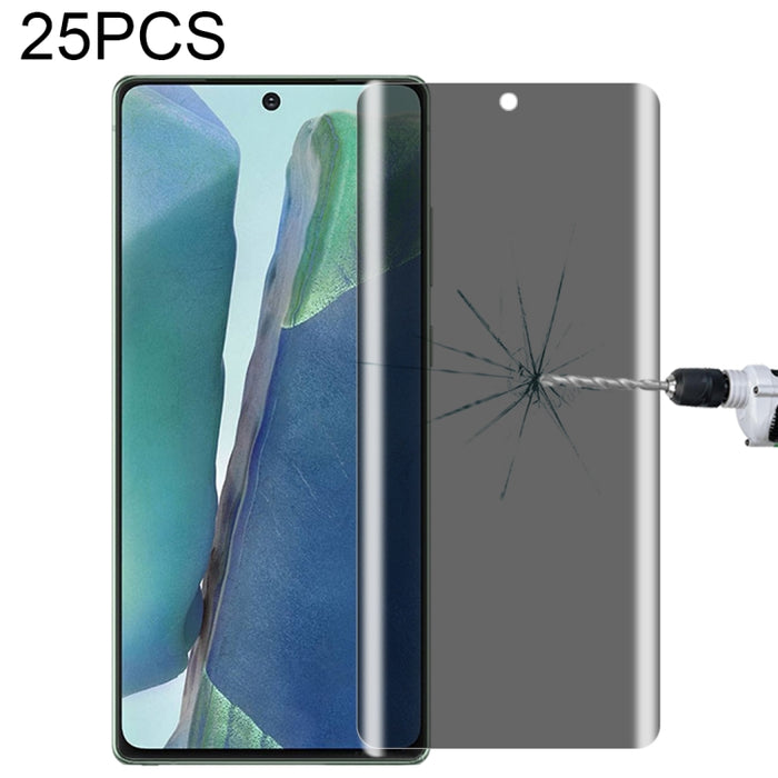 25 PCS 0.3mm 9H Dureza de superficie 3D Película de vidrio de privacidad de superficie curvada, For OPPO Reno5 Pro 5G (25 PCS), For Meizu 18 Pro / 18s Pro (25 PCS), For vivo X50 Pro (25 PCS), For OnePlus 8 Pro (25 PCS), For Xiaomi Mi 11 (25 PCS)       ...