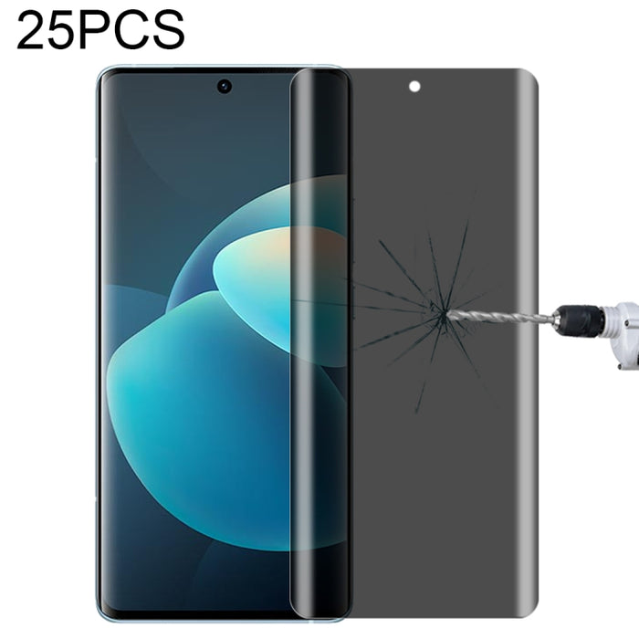 25 PCS 0.3mm 9H Dureza de superficie 3D Película de vidrio de privacidad de superficie curvada, For OPPO Reno5 Pro 5G (25 PCS), For Meizu 18 Pro / 18s Pro (25 PCS), For vivo X50 Pro (25 PCS), For OnePlus 8 Pro (25 PCS), For Xiaomi Mi 11 (25 PCS)       ...