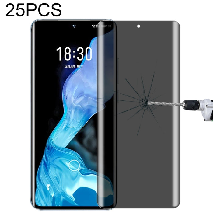 25 PCS 0.3mm 9H Dureza de superficie 3D Película de vidrio de privacidad de superficie curvada, For OPPO Reno5 Pro 5G (25 PCS), For Meizu 18 Pro / 18s Pro (25 PCS), For vivo X50 Pro (25 PCS), For OnePlus 8 Pro (25 PCS), For Xiaomi Mi 11 (25 PCS)       ...