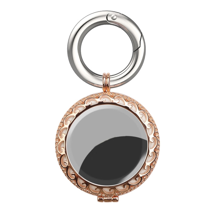 Funda protectora a prueba de golpes estilo joyería de cobre con lazo de gancho para llavero