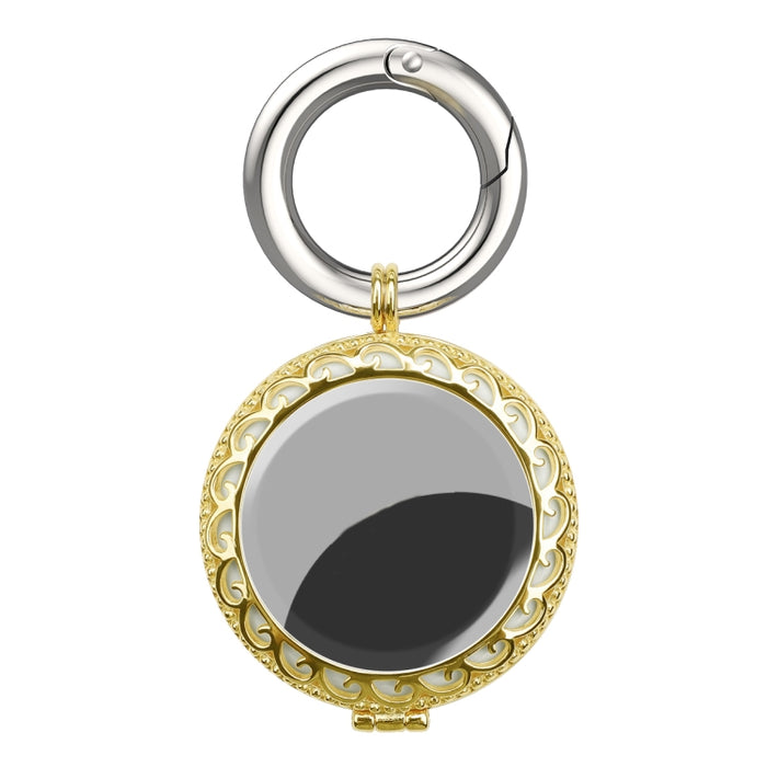 Funda protectora a prueba de golpes estilo joyería de cobre con lazo de gancho para llavero